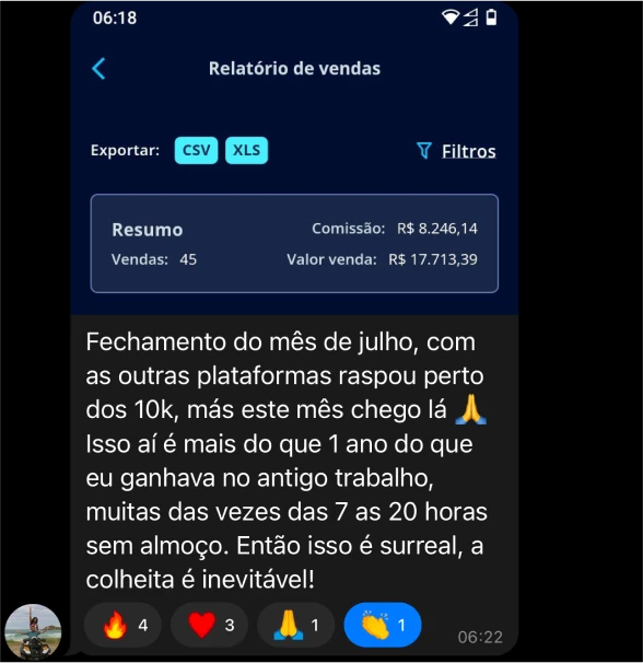 Resultado de aluno Método L5D